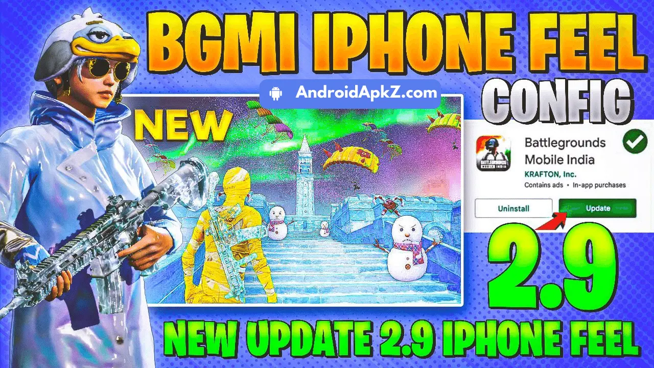 BGMi New Update 3.1 iPhone Feel Config File
